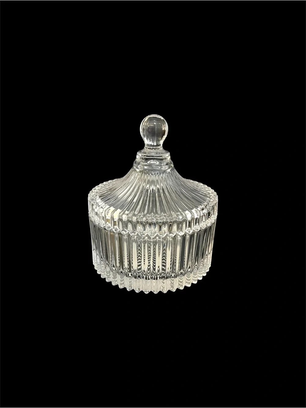 Mikasa Diamond Fire Covered Canister 4.5